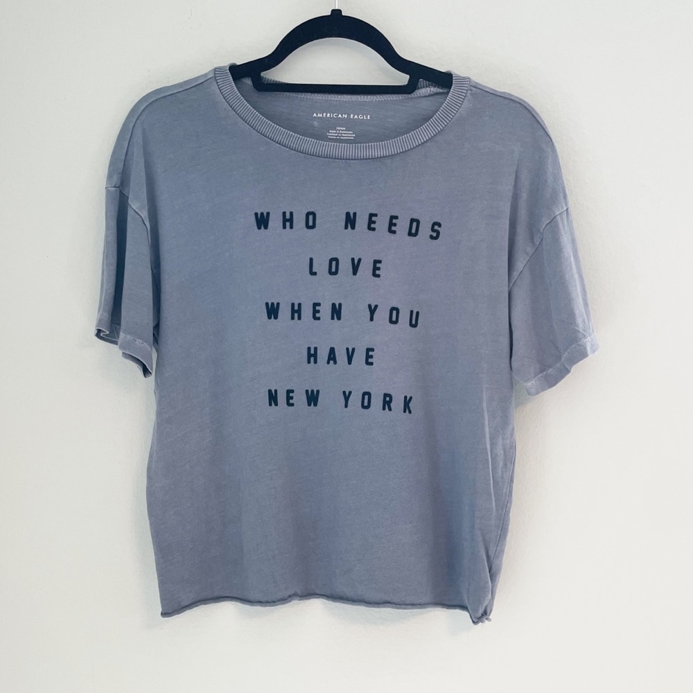 AMERICAN EAGLE cropped tee